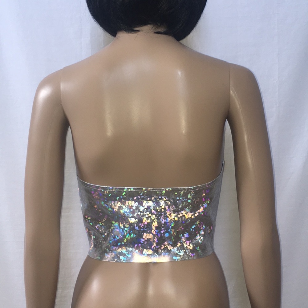 New Charlotte Russe Sexy Padded Crop Top Bra - Picture 4 of 6